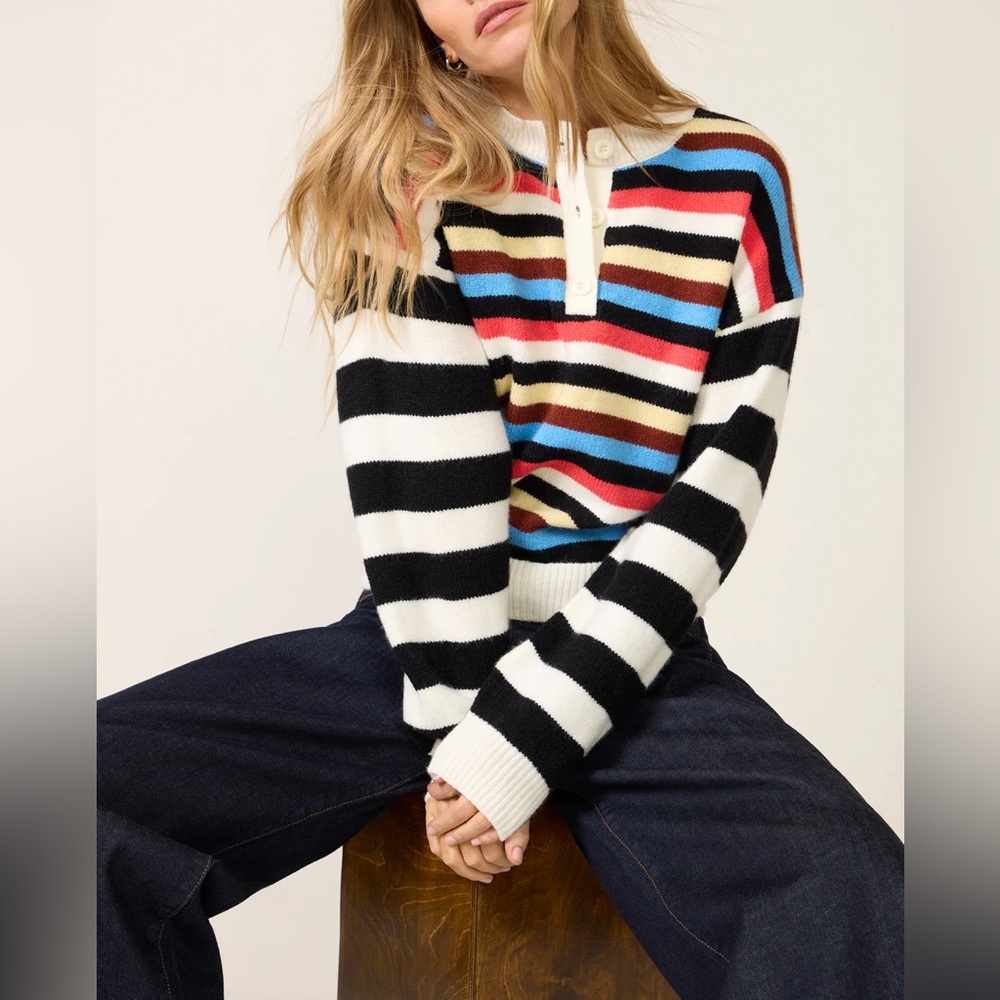 SANCTUARY- everyday energy henley sweater